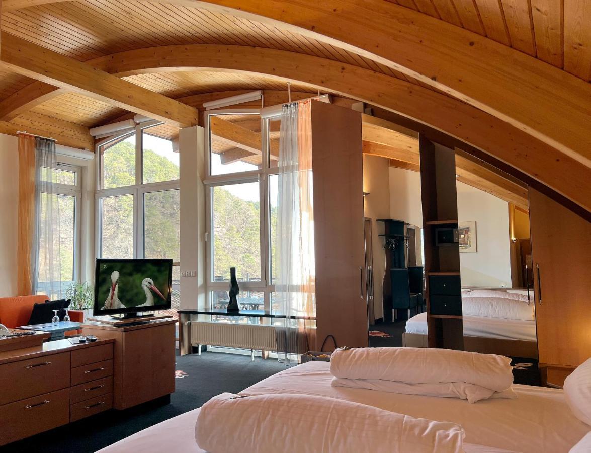 Hotel Am Hirschhorn - Wellness - Spa - And More Wilgartswiesen Esterno foto